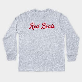 Red Birds Kids Long Sleeve T-Shirt